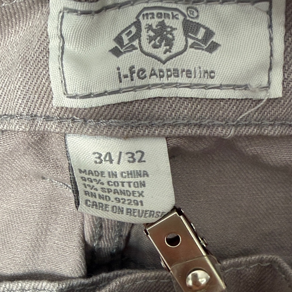 Monk Gray Cotton Pants